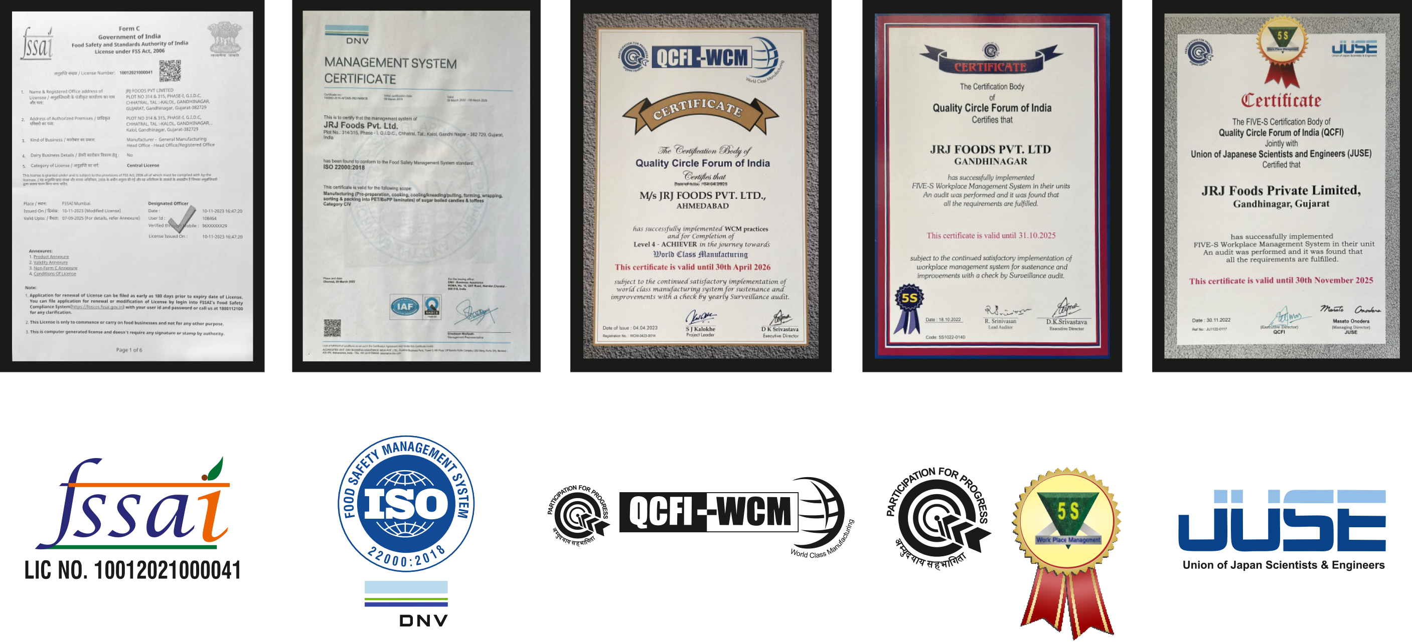 All Awards and Certifications